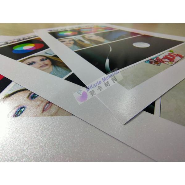 Quality Silver Inkjet Printable PVC Sheets For Epson And Cannon Inkjet Printer for sale