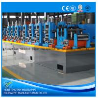 Quality ERW140 Stable Tube Mill Machine , Cold Saw Square Pipe Making Machine for sale