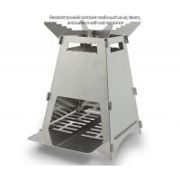 China Foldable Stainless Steel Campfire Barbecue Stove Grill BBQ For Easy Setup And Cleanup factory
