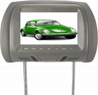 China 7'' Wide Screen Headrest Video Monitors , Car Headrest DVD Player Aspect Ratio 16 / 9 factory