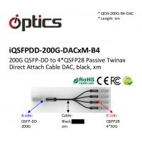 Quality QSFPDD-200G-DACxM-B4 200G QSFPDD To 4x50G QSFP28 Breakout DAC(Direct Attach for sale
