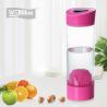 China Green Color Portable Small Alkaline Water Bottle 550ml For Water Filtration factory