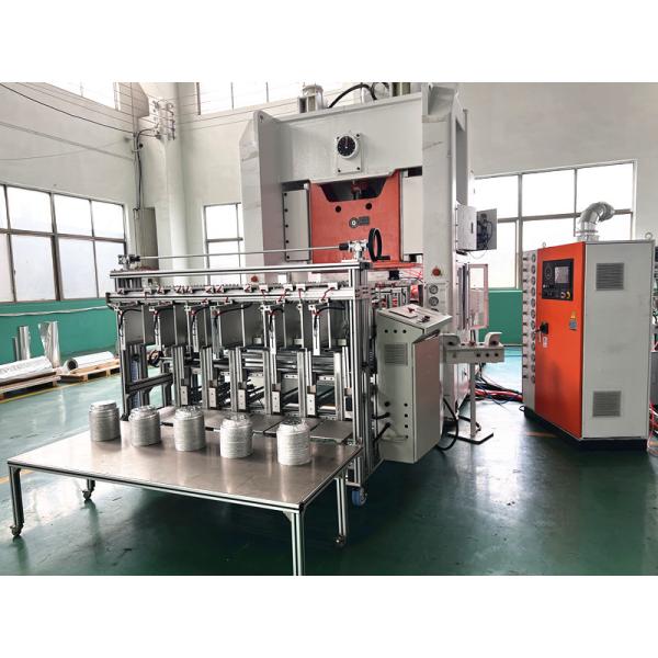 Quality 130Ton Aluminium Foil Container Manufacturing Machine 5 Ways 6 Caivities for sale