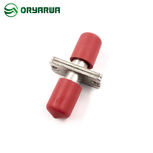 Quality Metal Type ST To ST Fiber Optic Adapter Simplex ISO9001 Approved for sale