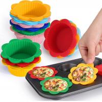 China Multicolor Reusable Silicone Cake Tin , Durable Silicone Liners For Baking Trays factory
