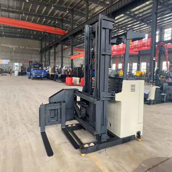 Quality 2500kg 3 Way Pallet Stacker Narrow Aisle AC Drive Automatic Guided Wide Angle for sale