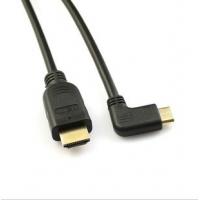 China 0.5M HDMI to Mini HDMI 1.4v right angle 90 degree cable for HDSLR video shooting for sale