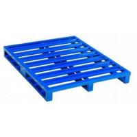 China OEM Galvanized Stackable Steel Pallets 2 Entery Way Fire Resistance factory