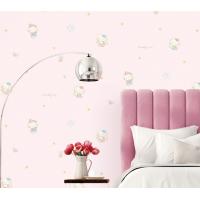 China CE certificate Economical Hello Kitty Cartoon Wallpaper Kids Bedroom Decoration Wallcovering for sale