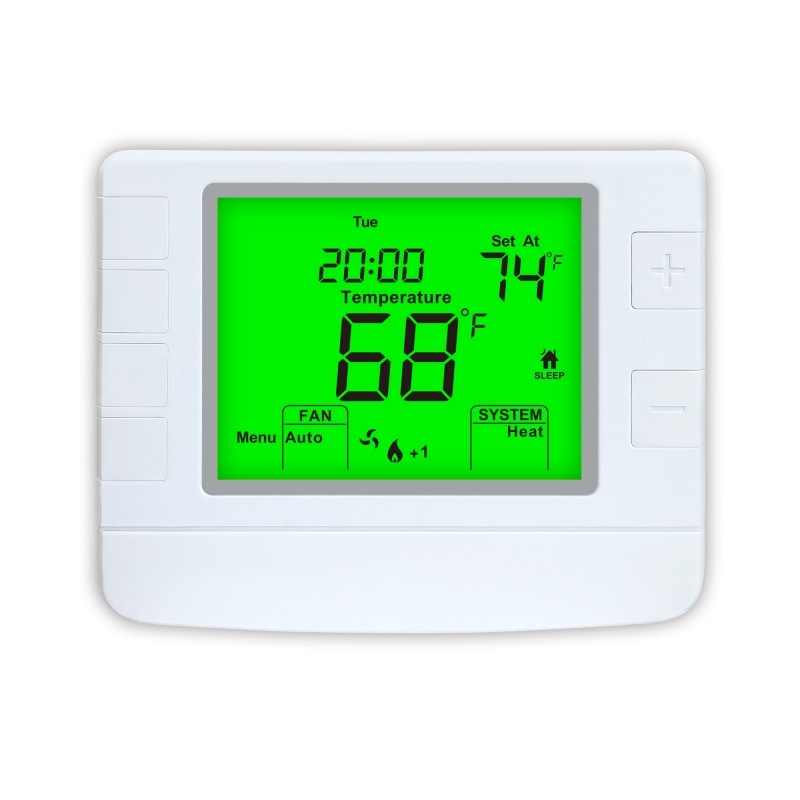 China Digital Heating Room HVAC Thermostat Heat Pump Air Conditioner Temperature Controller factory
