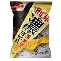 China Asian Snack Wholesale Supplier Thick Series Black Pepper Flavor Potato chips 76.5g 12Packs Asian Snack Merchant factory