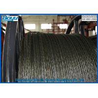 Quality 18 Strands Anti twist Galvanized Steel Wire Rope for Transmission Line Stringing for sale