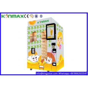 Quality Credit Card Currency Auto Industrial Fruit Juice Dispenser Machine With Cleaning for sale