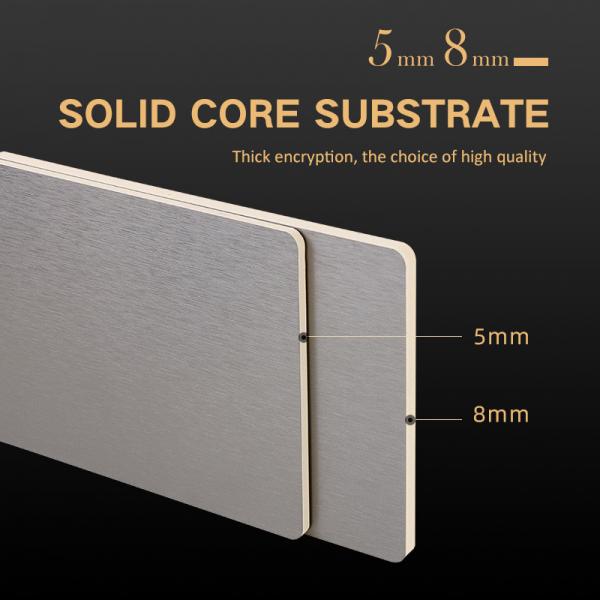 Quality PVC Decorative Metal Bamboo Charcoal Fibre Board Panel Moistureproof for sale
