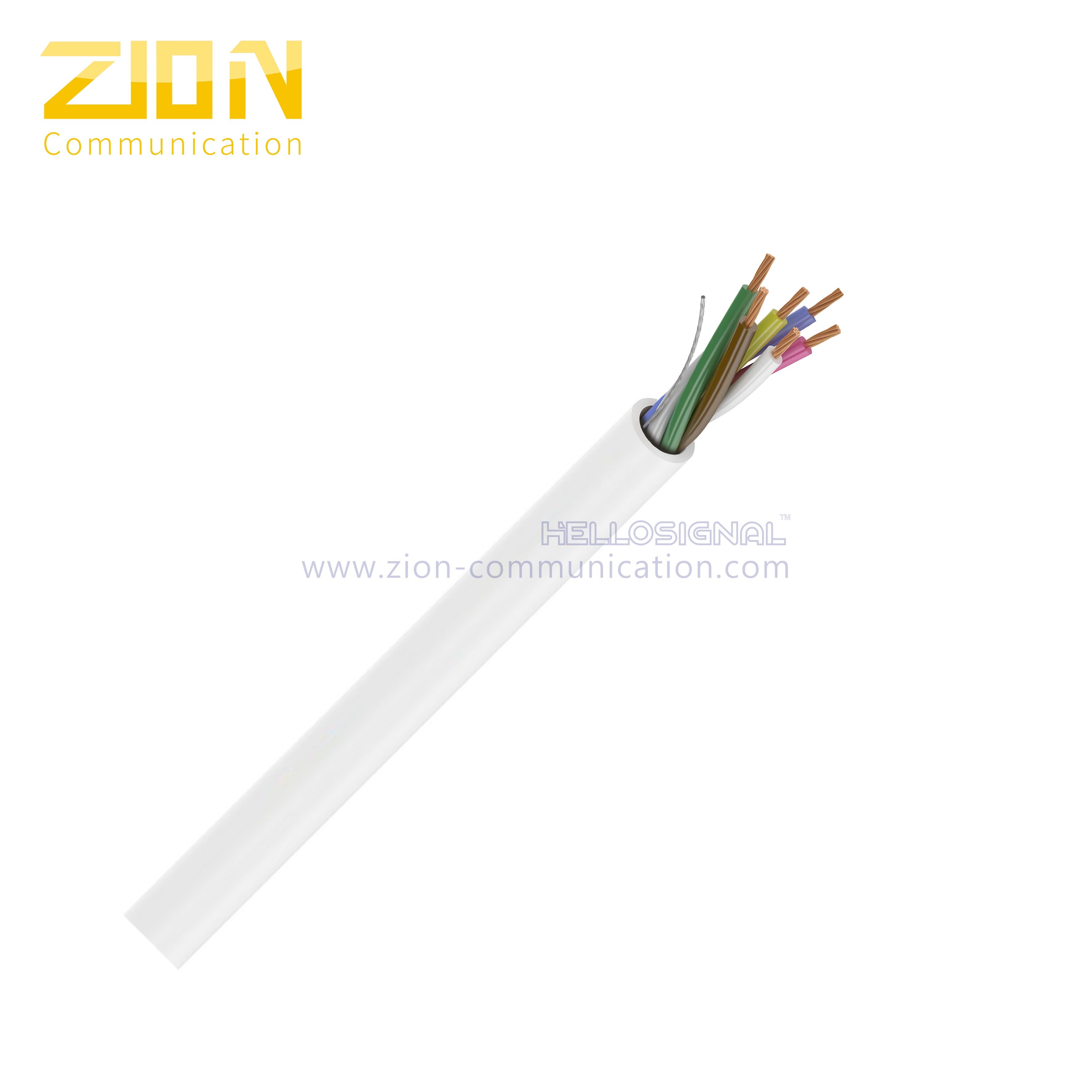 China 6 Cores Security Alarm Cable RoHS Compliant PVC Jacket for Intercom System factory
