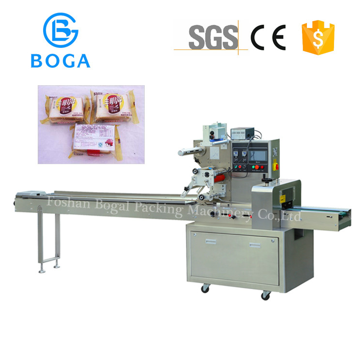 China White Wheat Bread Packaging Machine  Sandwich Packing CE Certification for sale