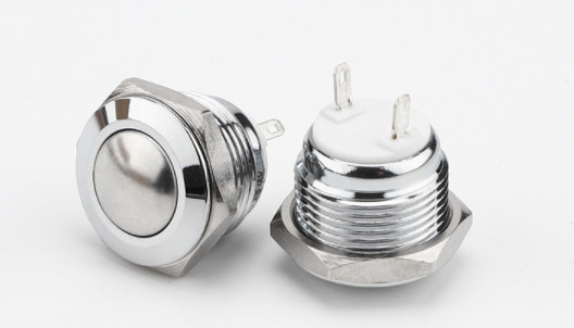 China 16mm Screw Metal Button Switch Ip65 Waterproof Push Button Momentary Switch factory