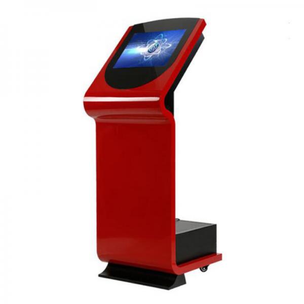 Quality Wifi 19 Inch Interactive Information Kiosk , Red OPS Structure Digital Kiosks for sale