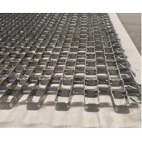 Quality 20cm-200cm Stainless Steel Conveyor Belt Wall Cladding Metal Mesh for sale