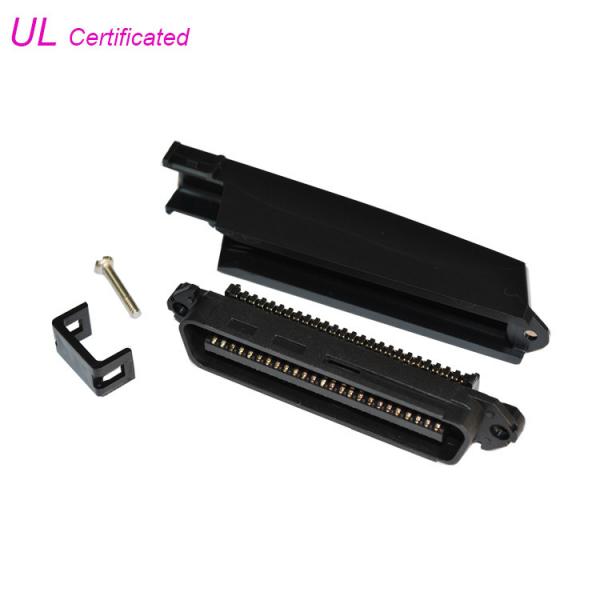 Quality 90 Degree Black PPO Male Plug Champ Multi Pin Connector For RJ21 Cable for sale