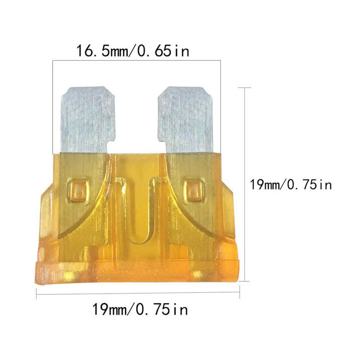 ATS ATO ATC Standard Blade Fuse 32V Zinc Alloy Medium Fuse 1A~40A used for cars 1