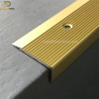 Quality Protective Screw Fix Stair Nosing Tile Trim For Step Edge Decoration for sale