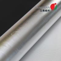 China Heat Reflective Aluminium Foil E Glass Fiberglass Cloth Welding factory