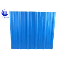 Quality Plastic Two Layers Blue Color Corrugated Plastic Roof Panels 920 Mm Width for sale
