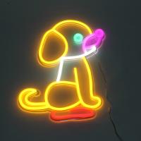 China Dog LED Neon Signs Decor Light H505 * W414MM Dimension CE Approval for sale
