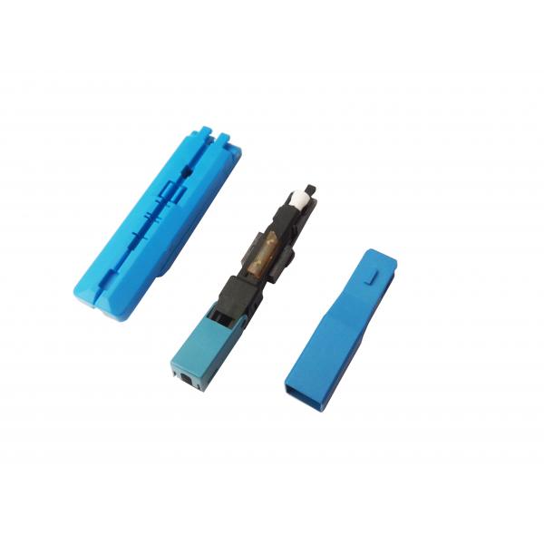 Quality Multimode SC fiber optic cable connectors with Polished Fiber Ferrule for sale