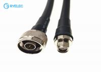 China Male To Male RF Coaxial Cable Assemblies , Nickel / Gold Antenna Coaxial Cable factory