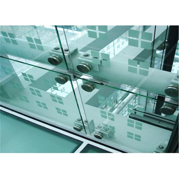 Quality Safety Clear Tempered Glass , Flat / Curved Tempered Glass For Office Door for sale