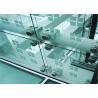 China Safety Clear Tempered Glass , Flat / Curved Tempered Glass For Office Door factory