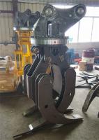 China High Strength Hydraulic Wood Rotating Grapple For Excavator Volvo EC290 factory
