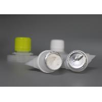 China HDPE Pour Spout Caps With Aluminum Foil Sealing Gasket / Baby Food Pouch Cover for sale