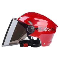 china Retro Motorcycle Helmet Fashion Open Half Face Helmet Electric Motorcycle Keep Warm Safe Helmet With CE Certificate