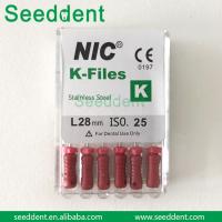 China NIC K H Reamers files / Dental root canal files / Dental Endodontic files factory