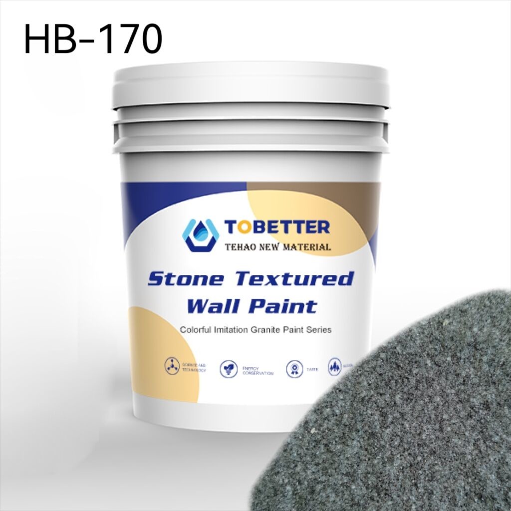 China HB-170 Exterior Real Stone Paint Waterproof Nippon Paint Replace Natural Lacquer factory
