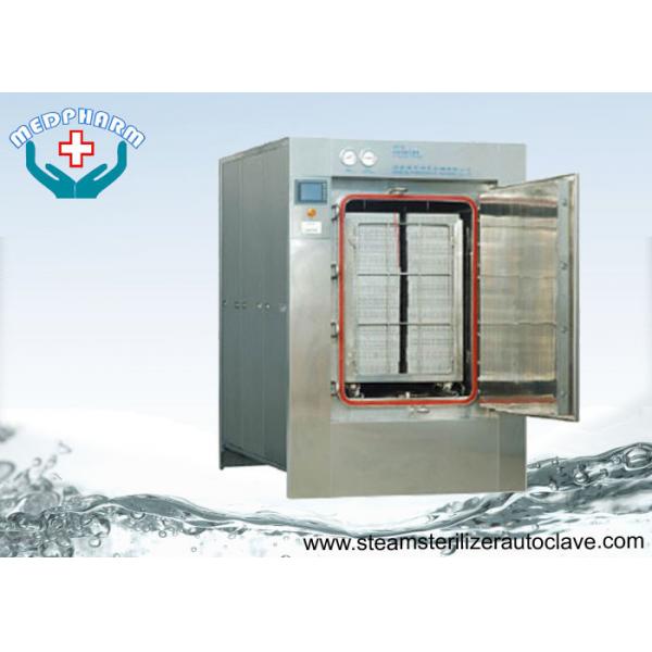 Quality Automatic Hinge Door Medical Waste Autoclave Steam Sterilizer With Touch Screen PLC System for sale