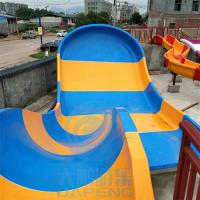 Quality Small Boomerang Water Slide Children Fiberglass Swimming Pool Slide for sale
