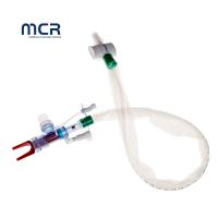 China Disposable Supply Automatic Flushing Closed Suction Catheter with Double Swivel Elbow 72h factory