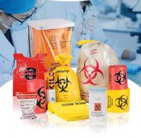 China Biodegradable Autoclavable Biohazard Bags Biological Hazard Polythene Material factory