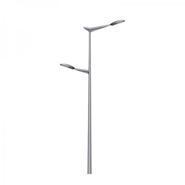 Quality 50ft 60ft Galvanized Street Light Pole Q235b Cast Iron Lamp Post for sale