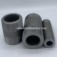China Threaded BLACK Steel Pipe Nipple High Strength Good Ductility /XH NIPPLES factory