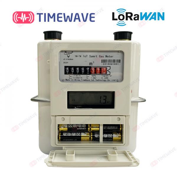 Quality IoT Gas Monitoring Meter Smart Accurate Gas Smart Meter Bill Payment LoRaWAN for sale