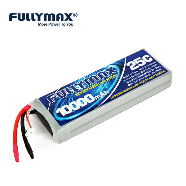 Quality 4s Lipo Battery 10000mah 14.8V 25C Discharge Environmental Monitoring Photograph for sale