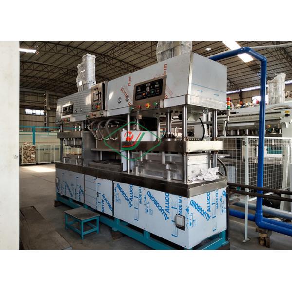 Quality Tableware / Dishware Bagasse Fiber Pulp Molding Machine Semi Automatic for sale