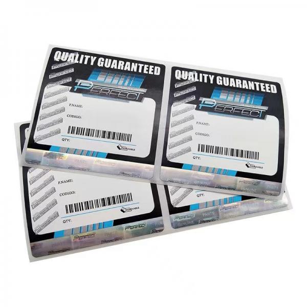 Quality Void Packaging Hologram Security Label Tamper Evident Hologram Sticker Logo for sale