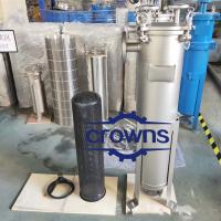 China Vertical Style Electronics Liquid Filtration 304 Stainless Steel Single Bag Filter Housing factory