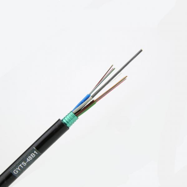 Quality Armored Gyts Fiber Optic Cable , Aerial 24 Strand Fiber Optic Cable for sale